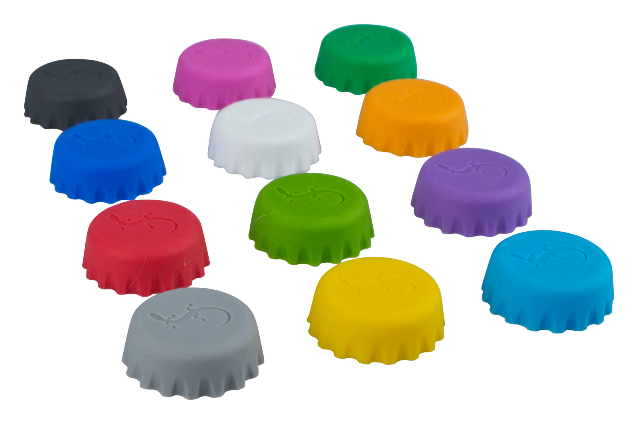 Silicone crown caps, Lurch - various colors (12 pcs.)