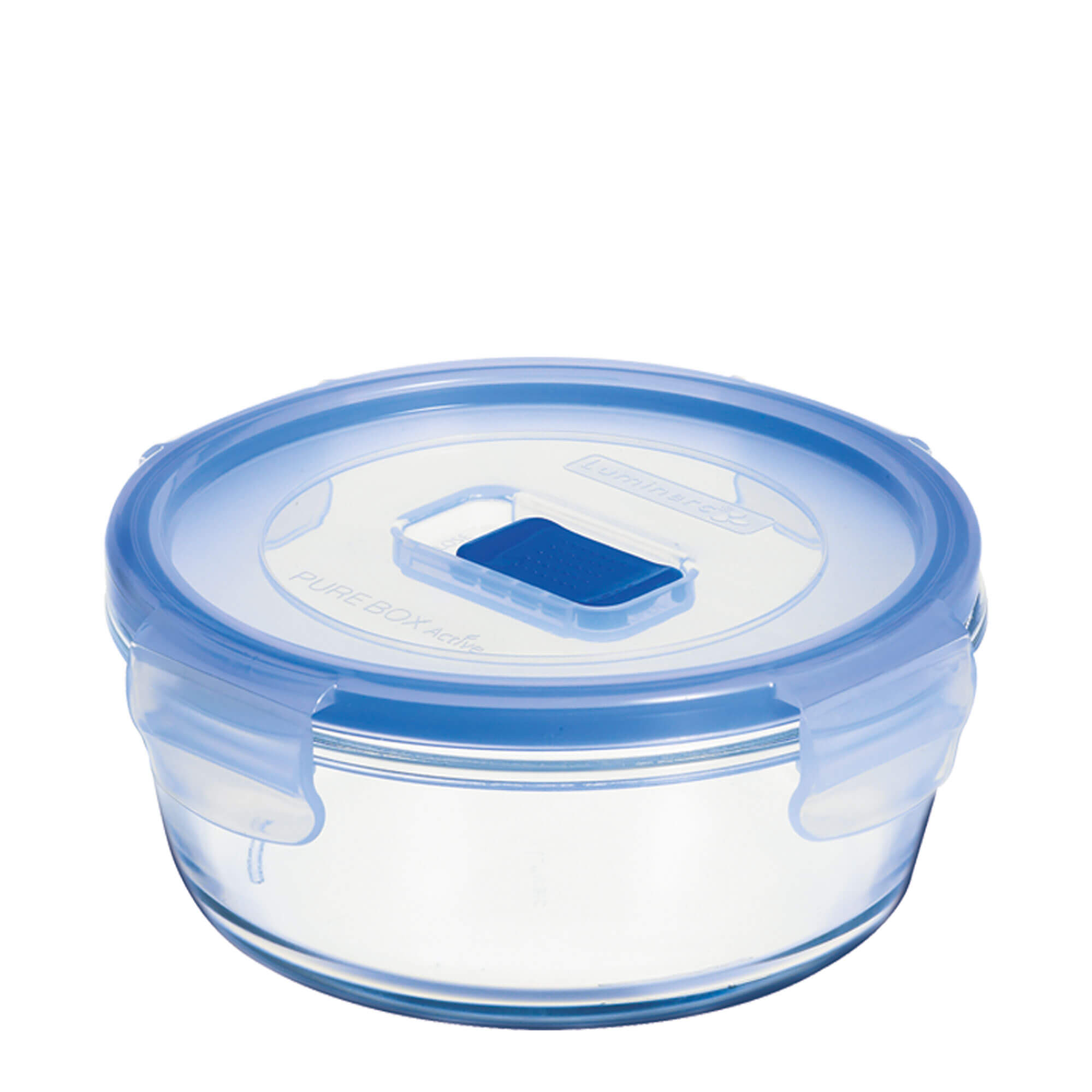 Glass storage box Pure Box Active, Luminarc, round - 670ml