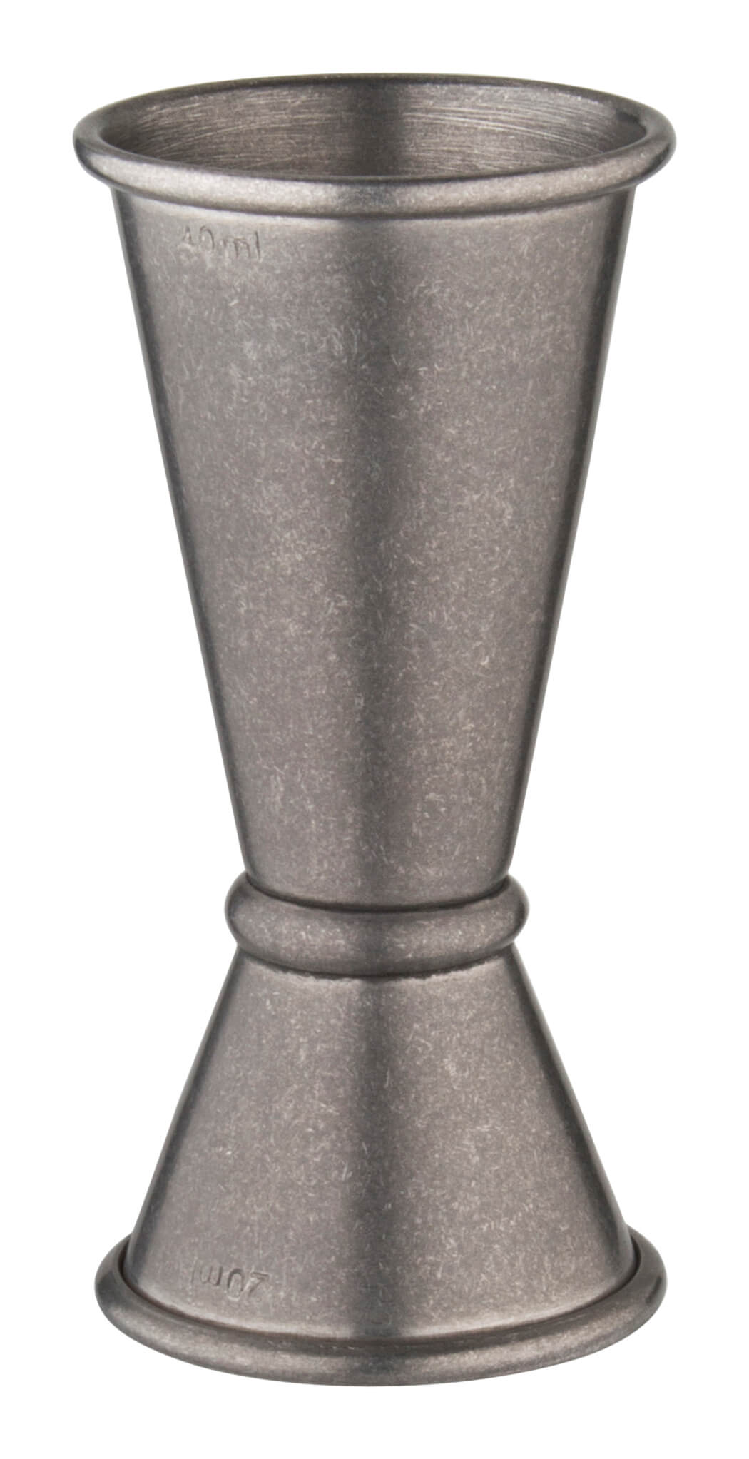 Jigger, vintage - stainless steel (20/40ml)