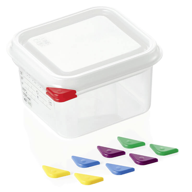GN Container 1/6 set incl. lid, PP - 1,7l / H 10cm (1 pc.) GN Container 1/6 set incl. lid, PP - 1,7l / H 10cm (1 pc.)