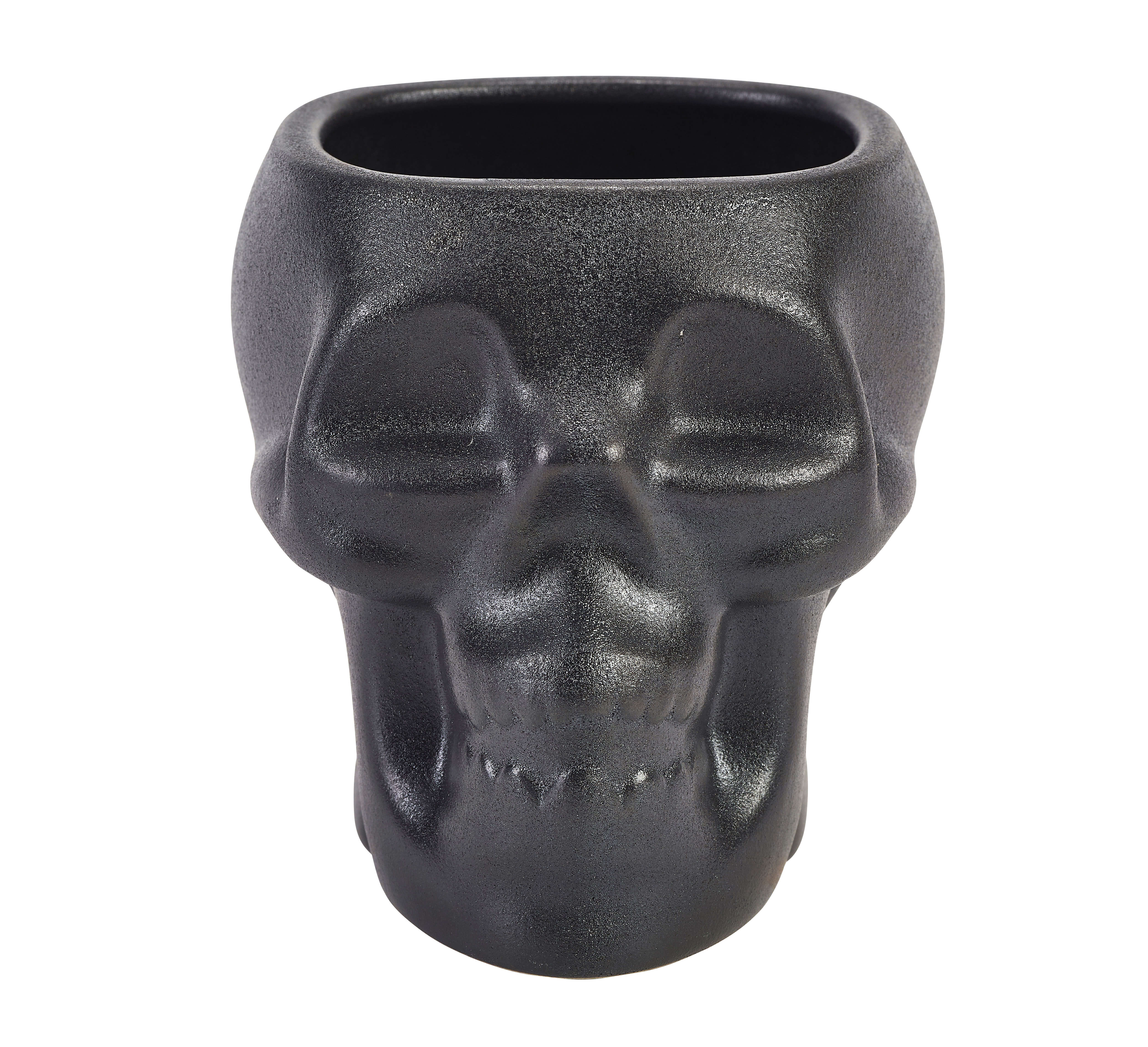 Tiki skull mug, black - 800ml