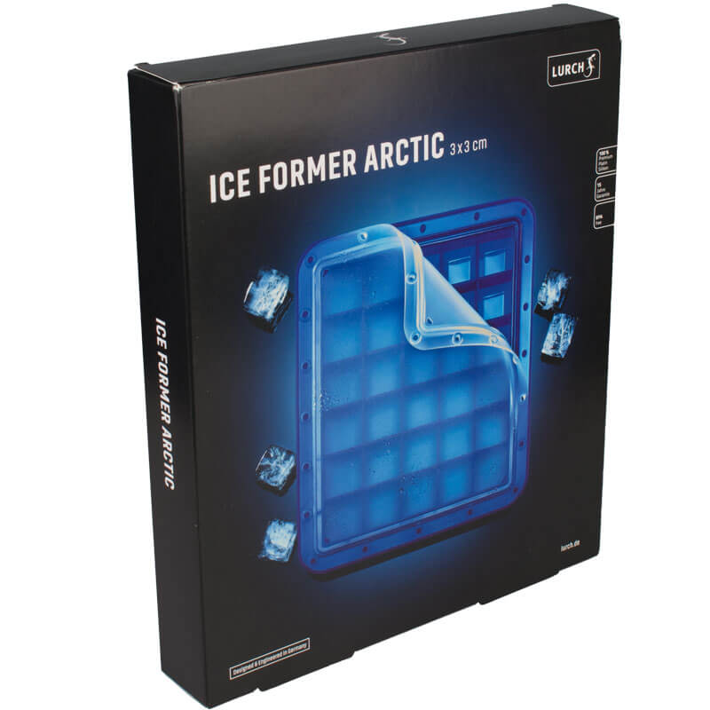 Ice former Arctic with lid, platinum silicone, Lurch - 3cm