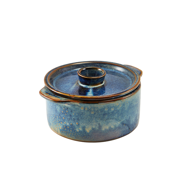Mini casserole dish with lid Terra Aqua Blue – 14 cm (6 pcs.)