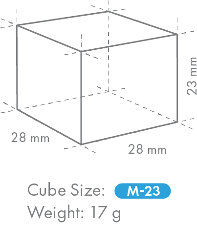 Hoshizaki Ultra Cube IM-130WPE-U-23 - Medium cubes (28 x 28 23mm) N/A Hoshizaki Ultra Cube IM-130WPE-U-23 - Medium cubes (28 x 28 23mm) N/A