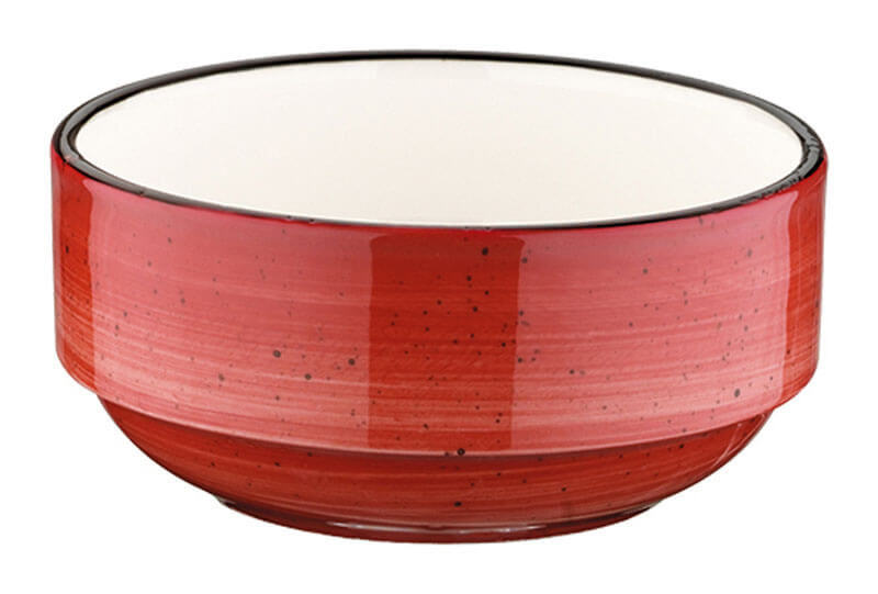 Bonna Aura Passion Banquet Stackable bowl 6cm red - 24 pcs.