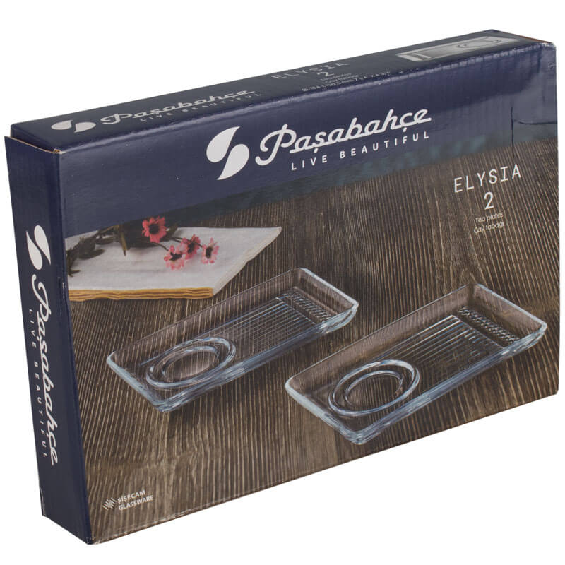 Saucer rectangular Elysia, Pasabahce - 18,4cm (1 pc.)