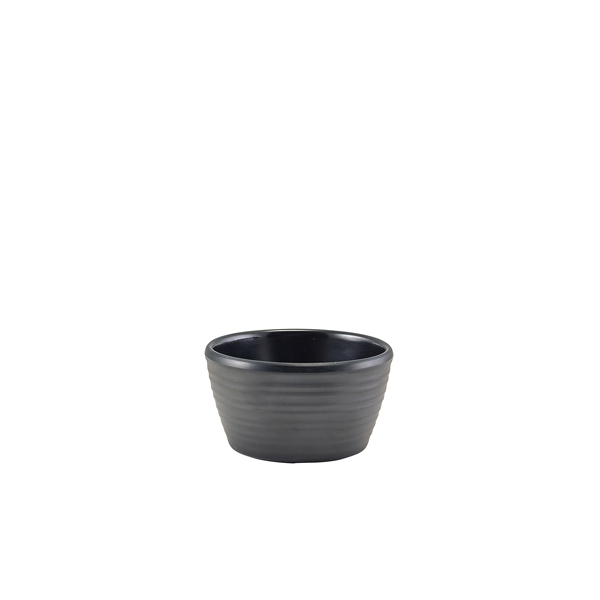 Ramekin Ripple, melamine matt black - 56ml (24 pcs.) Ramekin Ripple, melamine matt black - 56ml (24 pcs.)