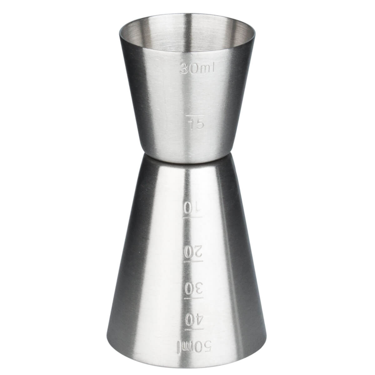 Double jigger with scale, Leopold - stainless steel (3/5cl)