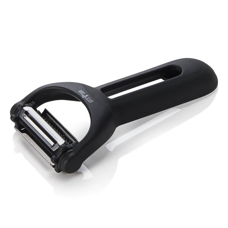 Multi peeler, ABS plastic, stainless steel - black Multi peeler, ABS plastic, stainless steel - black