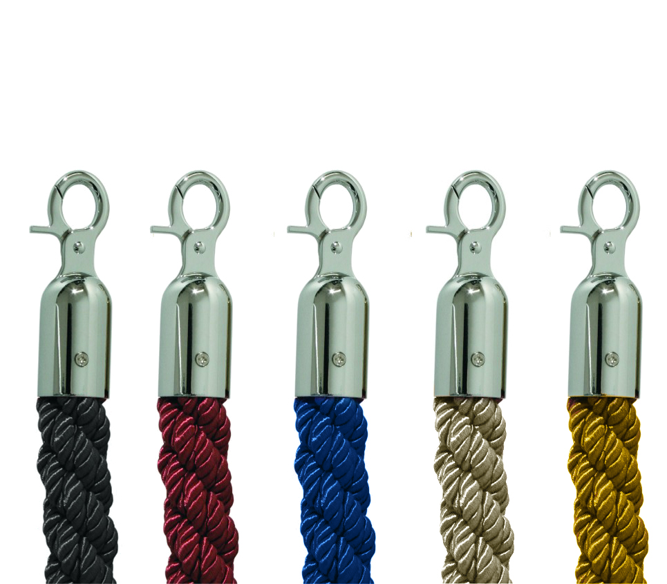 Cord for queue-management system 1,5m chrome