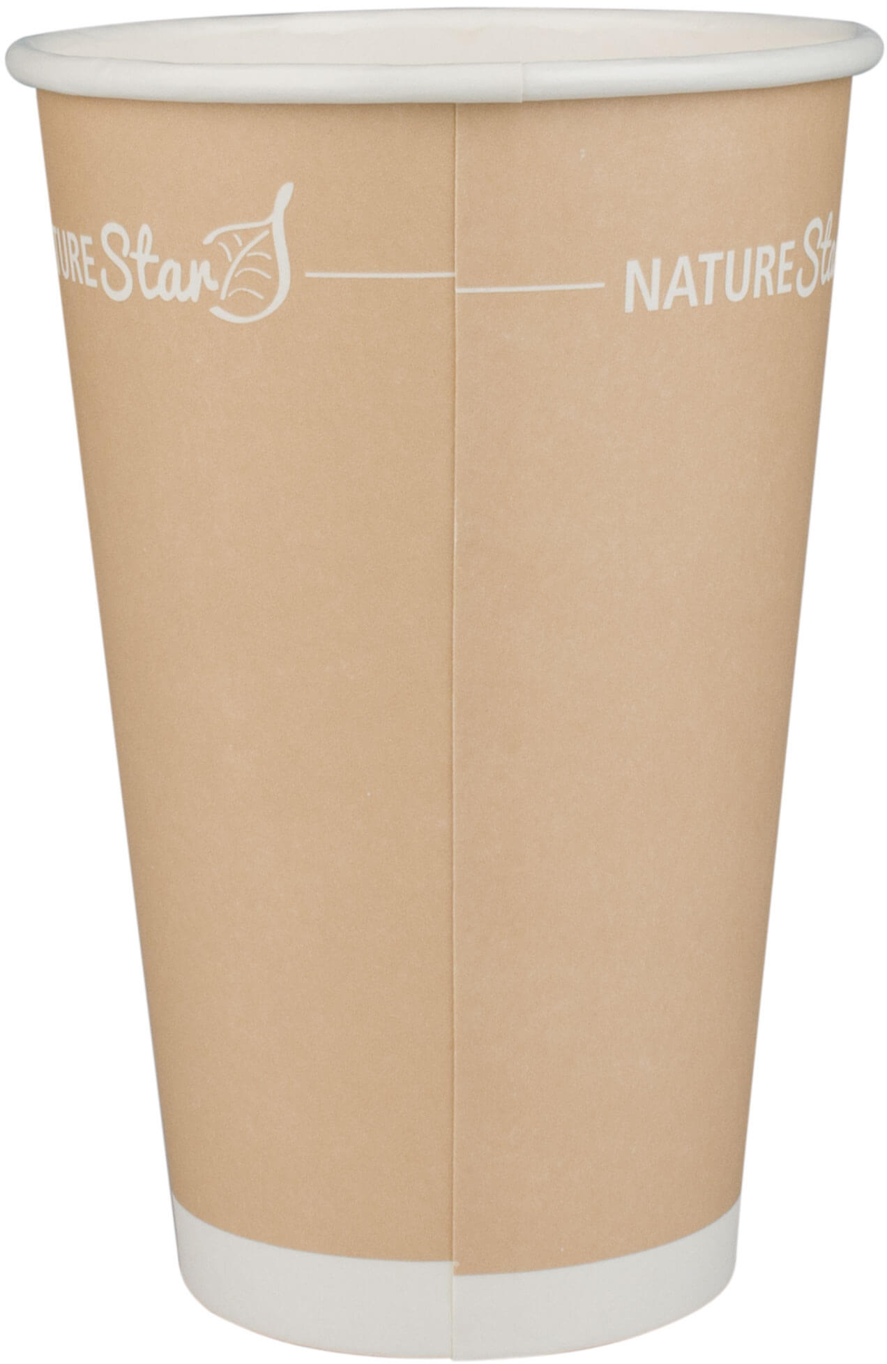 Coffee cups paper, brown - 400ml (50 pcs.)