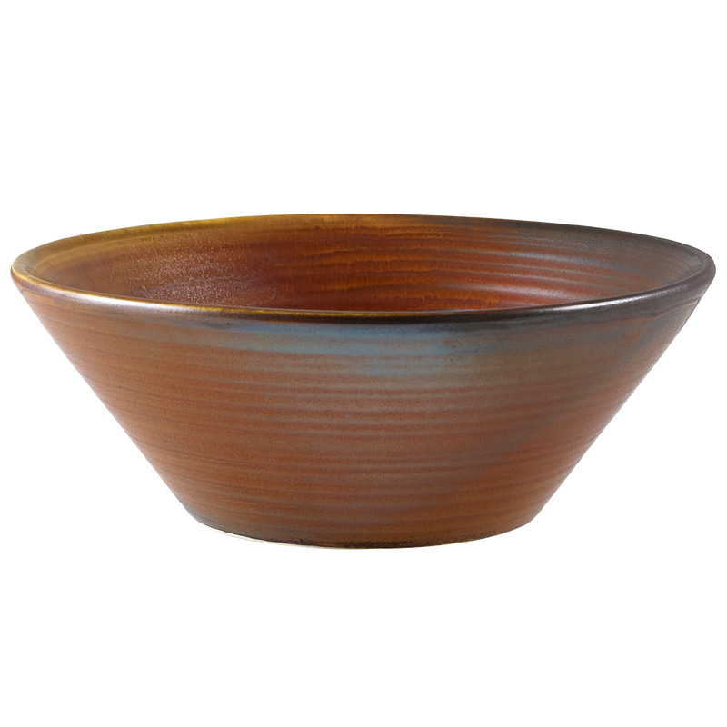 Conical bowl Terra Rustic Copper – 16 cm (6 pcs.)