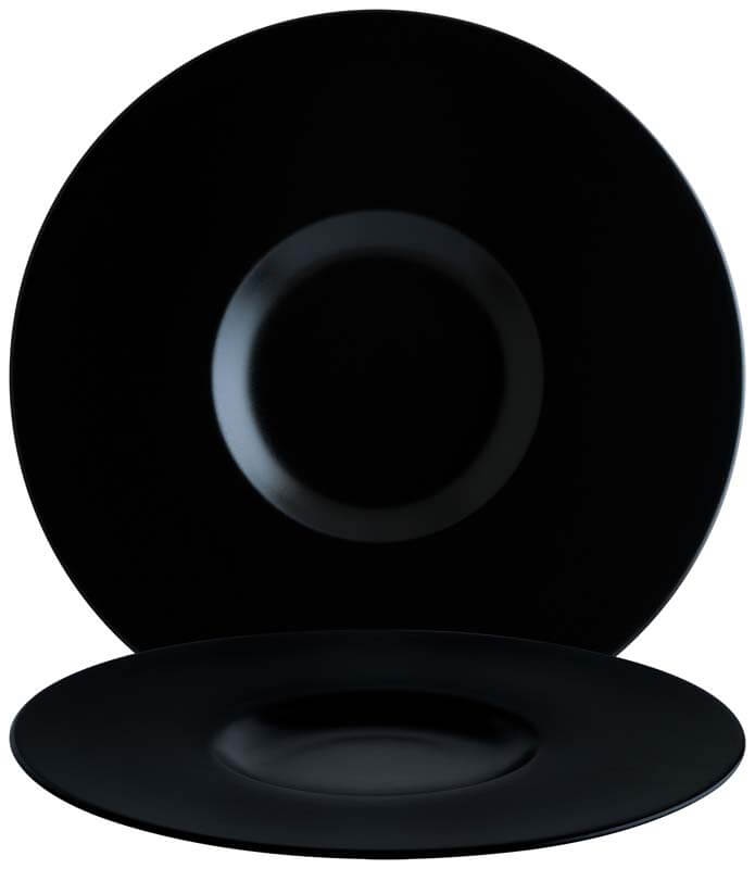 Bonna Notte Neat plate 30cm black - 6 pcs. Bonna Notte Neat plate 30cm black - 6 pcs.