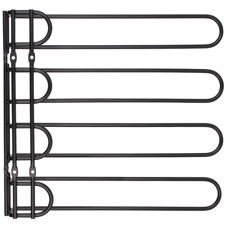 Multi glassware holder 32 x 29,5 cm, black - 3 rows