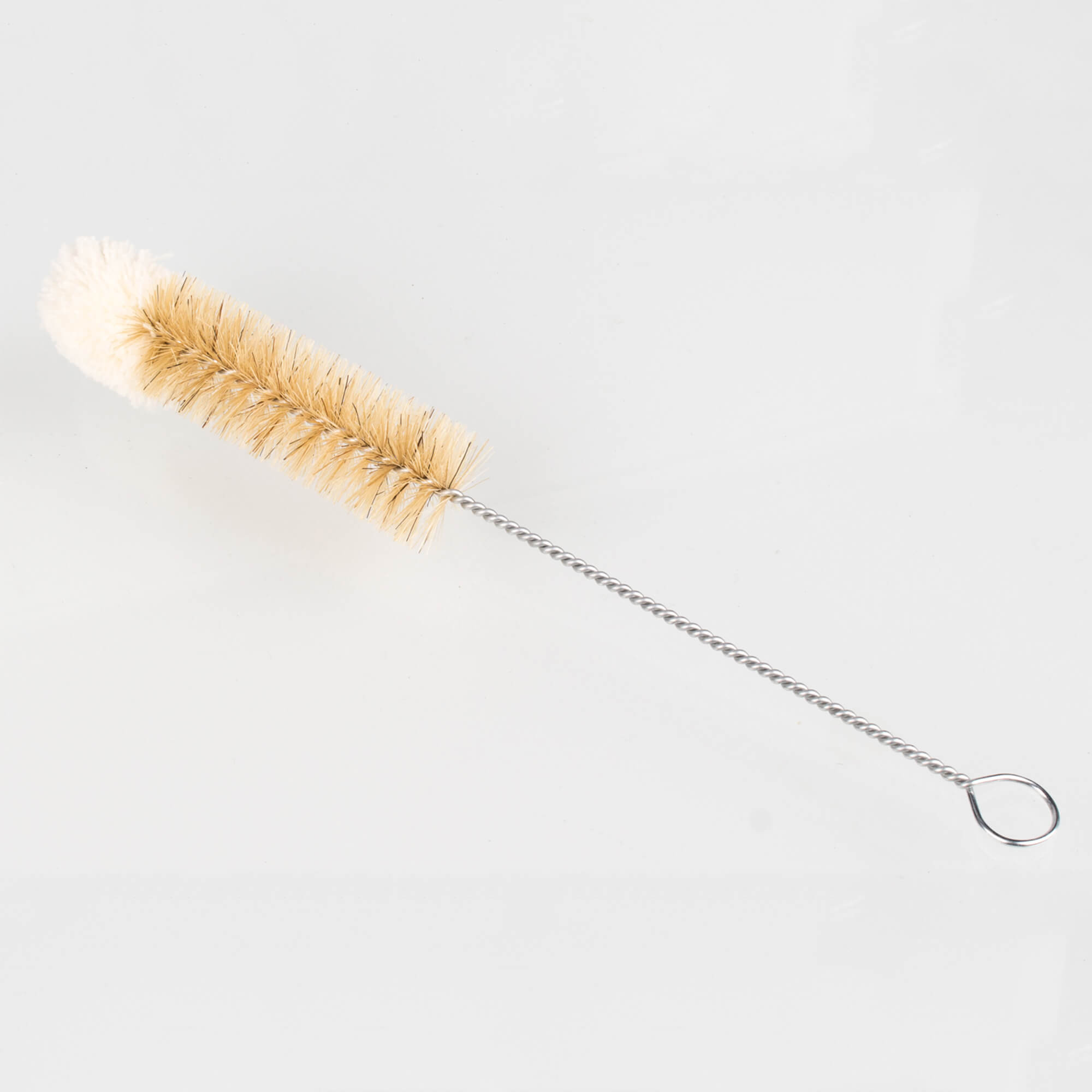 Bottle brush with woolen mop - 26cm Bottle brush with woolen mop - 26cm