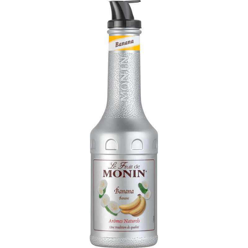 Banana Fruit Purée Mix - Monin (1,0l) Banana Fruit Purée Mix - Monin (1,0l)