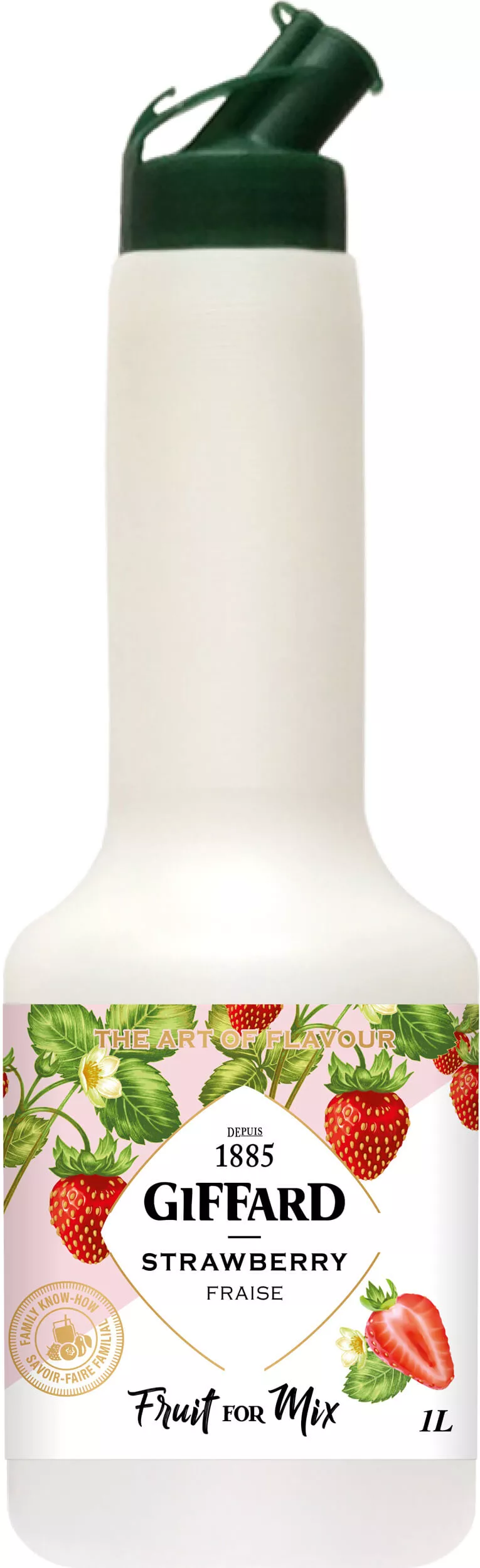 Strawberry - Giffard Fruit for Mix (1,0l) Strawberry - Giffard Fruit for Mix (1,0l)
