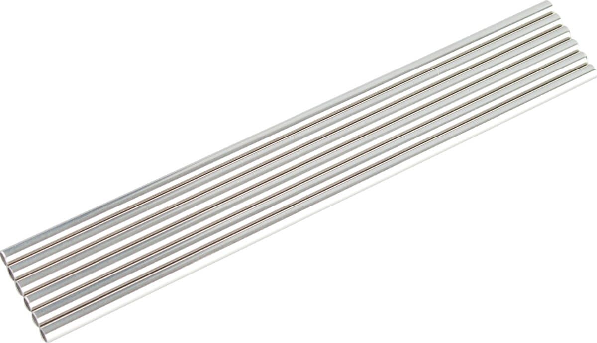 Drinking straws, stainless steel (6x230mm) - 6 pcs.