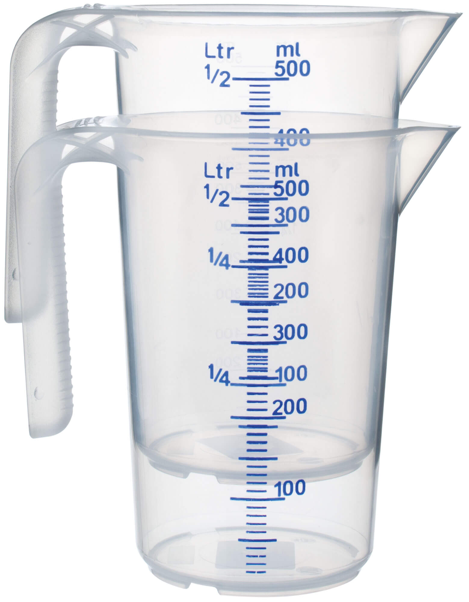 Measuring cup, stackable, PP - scale up to 500ml
