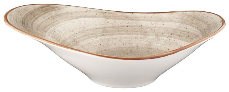 Bonna Aura Terrain Stream Bowl 27x19cm, 75cl beige - 6 pcs. Bonna Aura Terrain Stream Bowl 27x19cm, 75cl beige - 6 pcs.