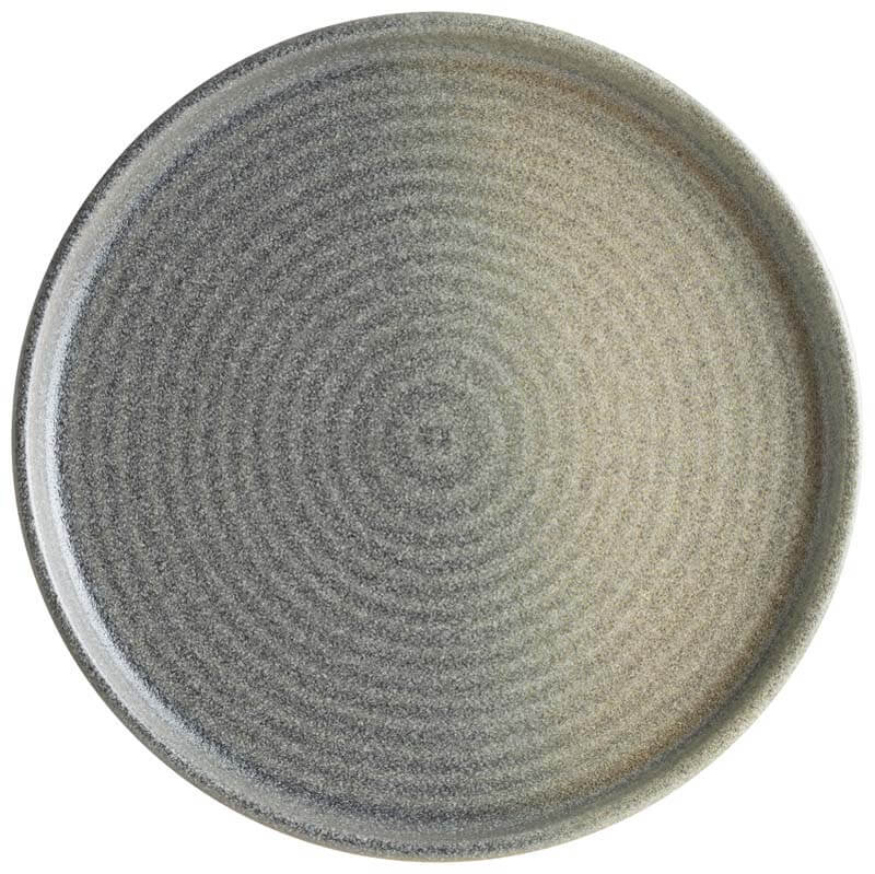 Bonna Hornfels Ripple Plate 28cm grey - 6 pcs.