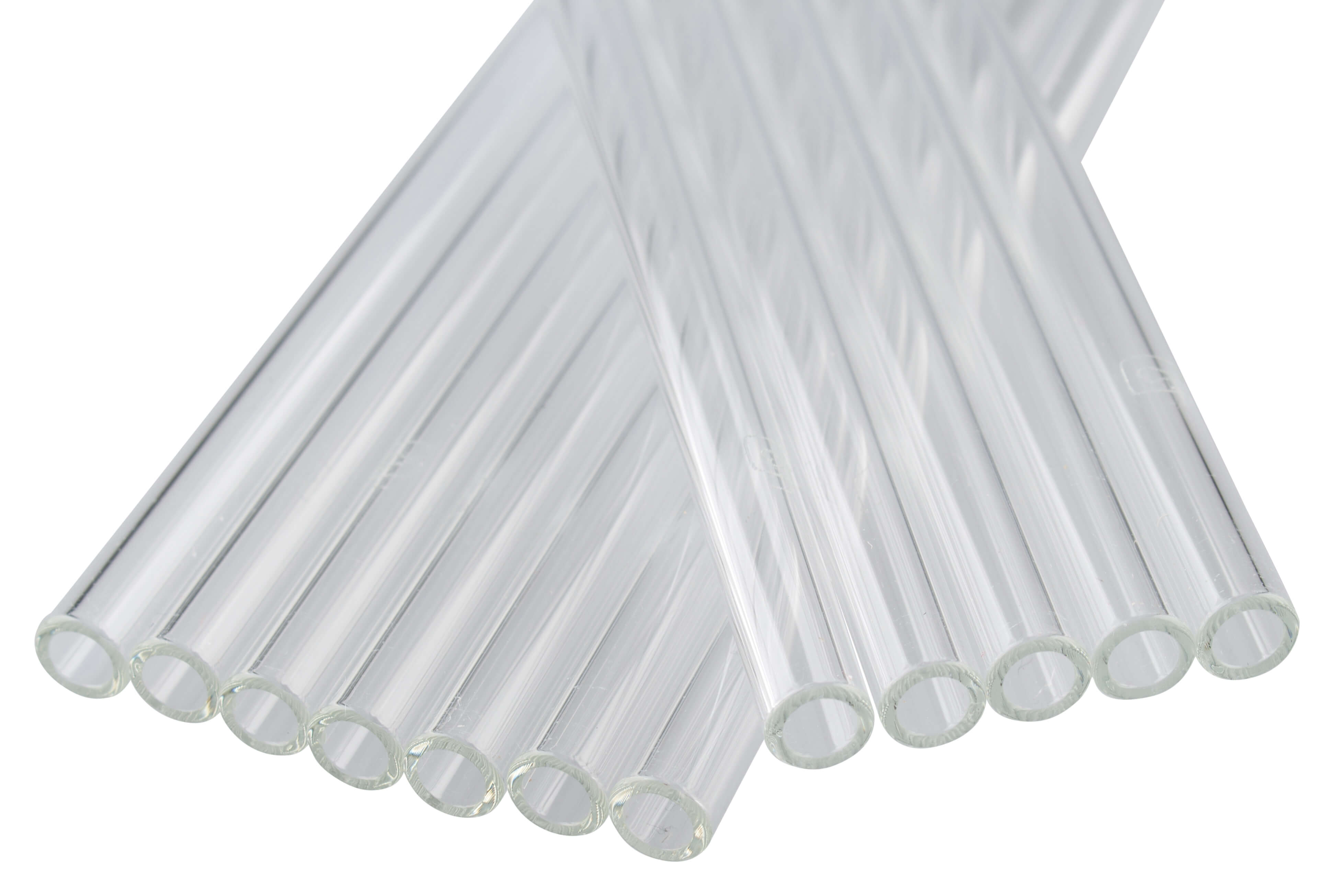 Glass drinking straws, Leonardo - 20cm (12 pcs.)