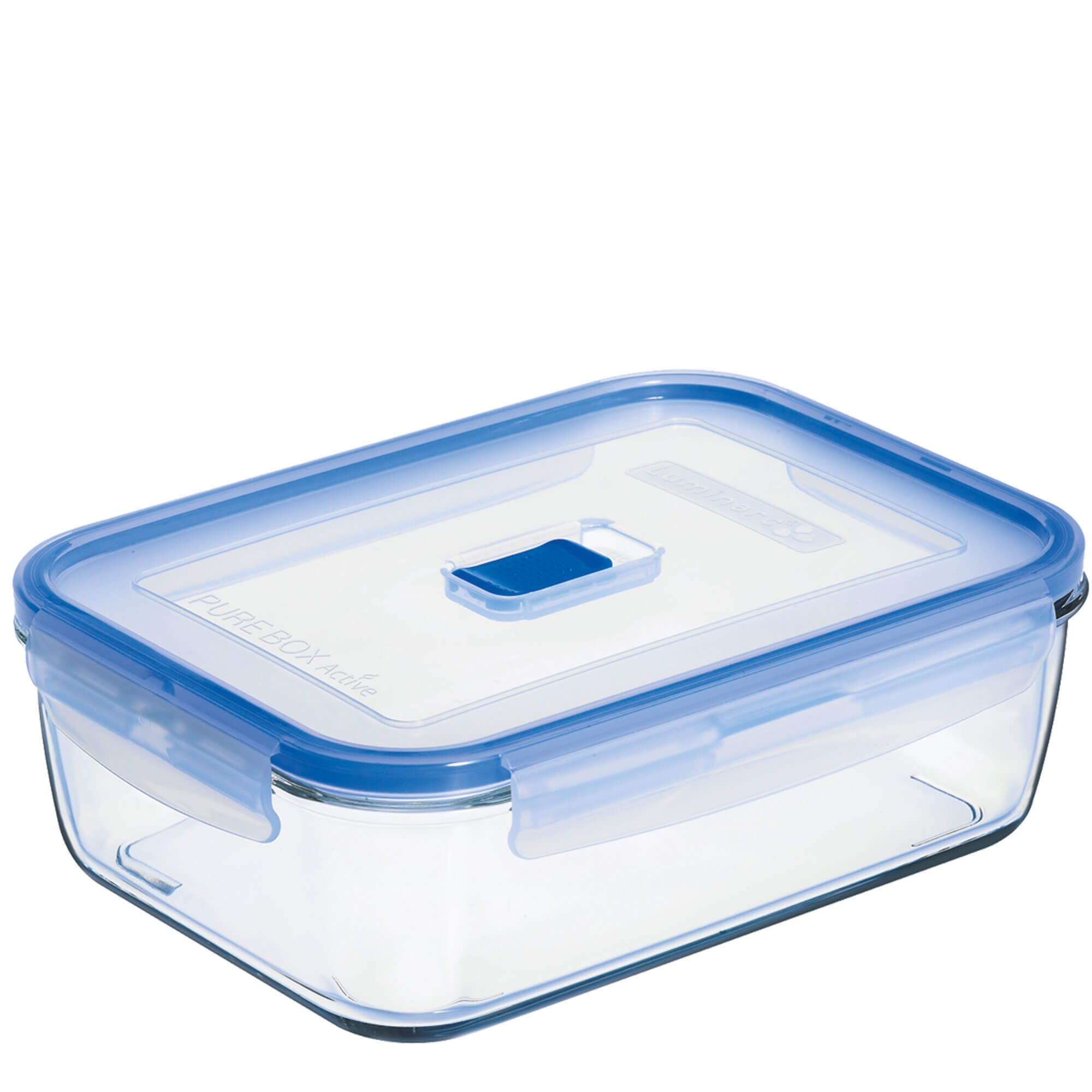 Glass storage box Pure Box Active, Luminarc, rectangular - 1970ml