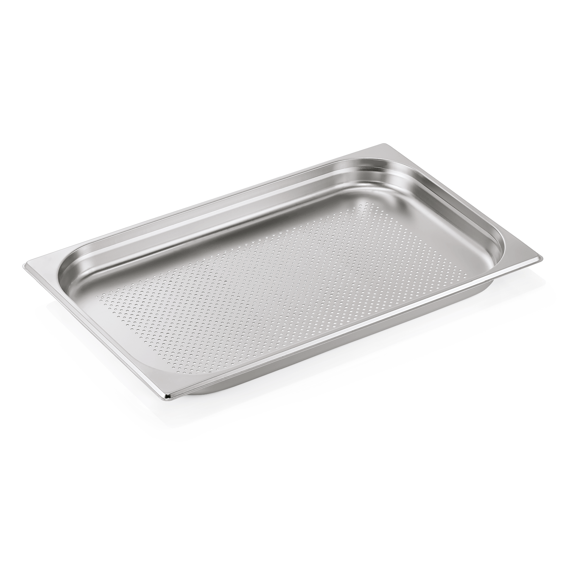 GN 1/1 container, bottom perforated, CNS, GN ESSENTIALS - 4cm (6 pcs.) GN 1/1 container, bottom perforated, CNS, GN ESSENTIALS - 4cm (6 pcs.)