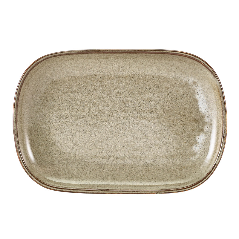 Rectangular plate Terra Smoke Grey – 24 × 16,5 cm (12 pcs.)