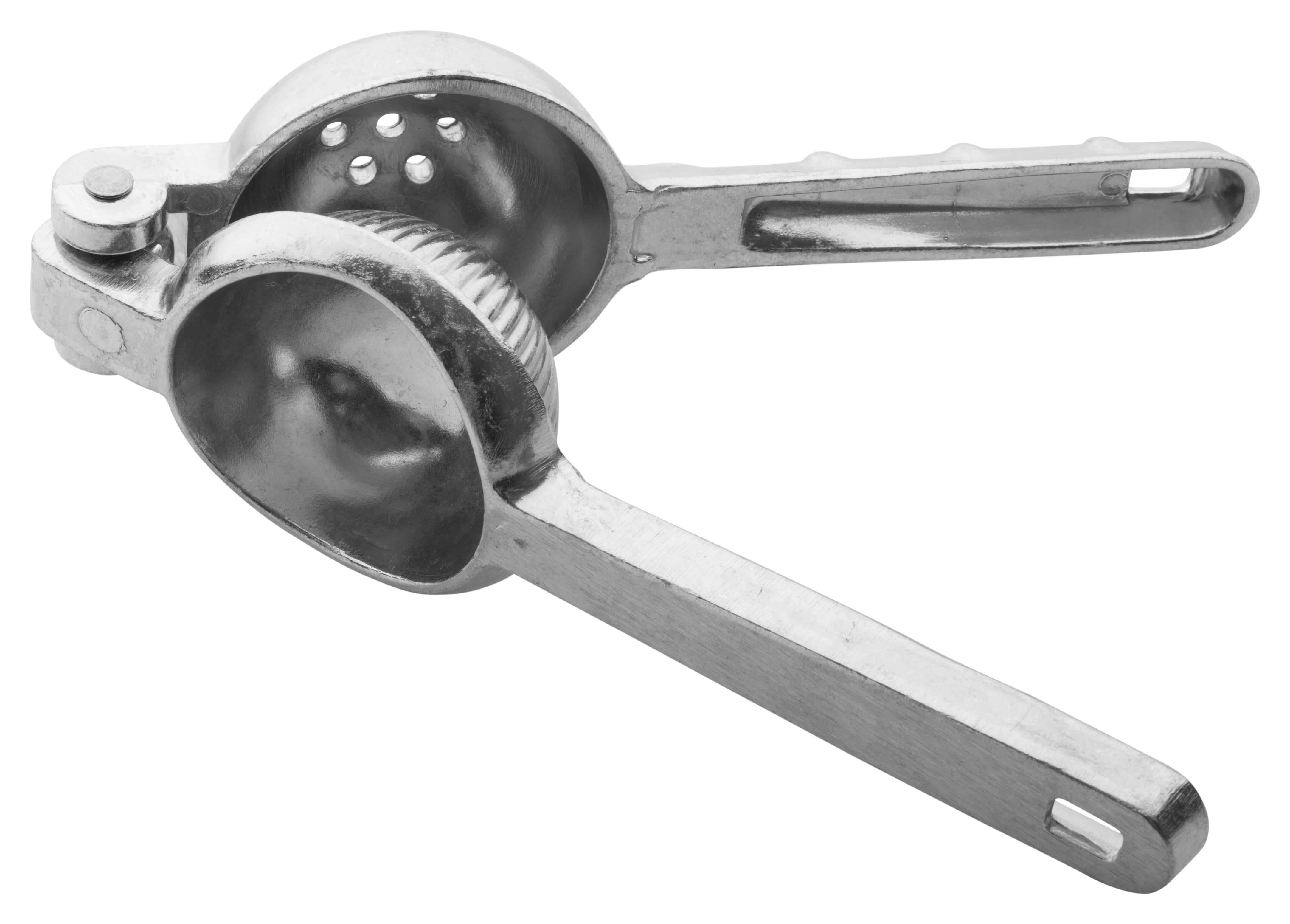 Lime squeezer (mexican elbow), silver - aluminium alloy