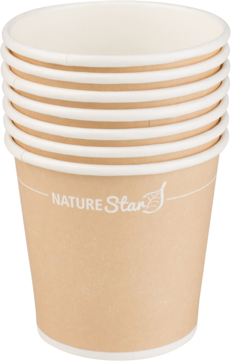 Coffee cups paper, brown - 100ml (50 pcs.)