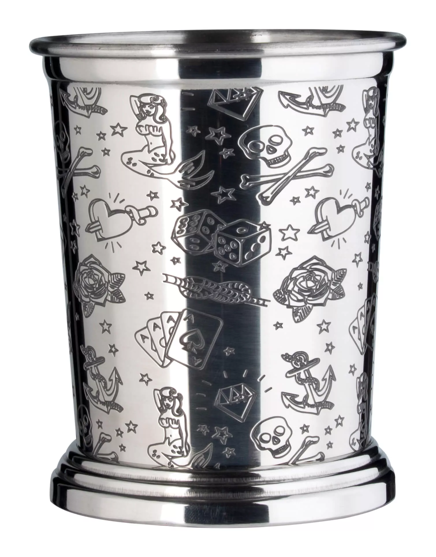 Julep cup Tattoo, Urban Bar - stainless steel (400ml) Julep cup Tattoo, Urban Bar - stainless steel (400ml)
