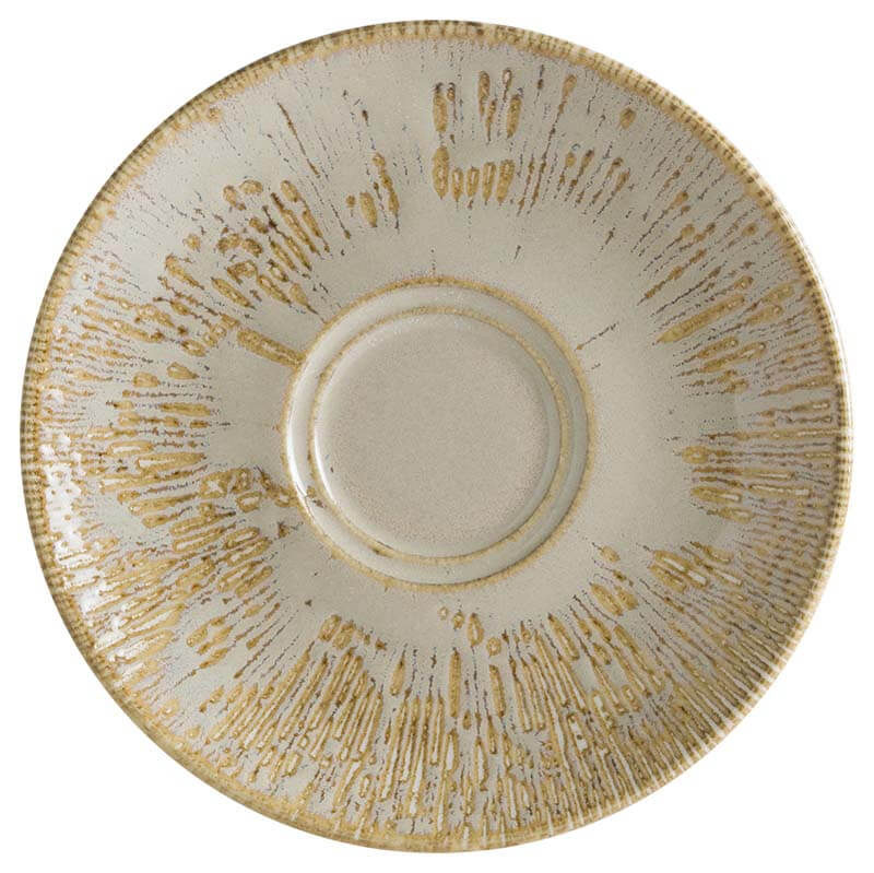 Bonna Snell Sand Gourmet multi purpose saucer 16cm beige - 6 pcs.