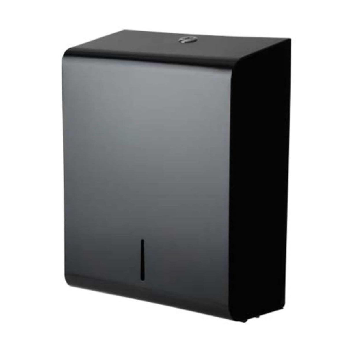 Paper towel dispenser stainless steel, Impeco - black