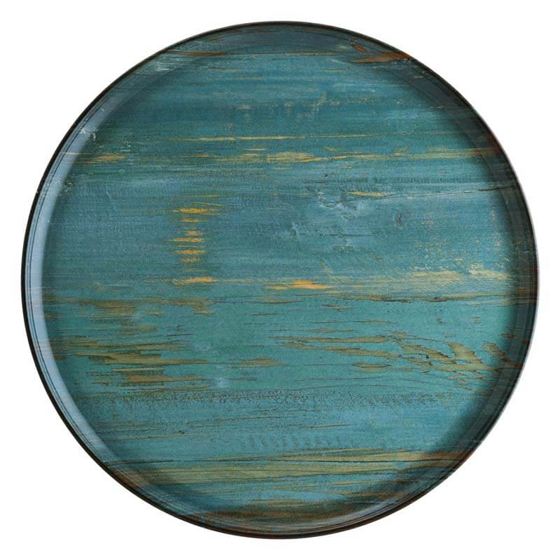 Bonna Madera Mint Gourmet Pizza plate 32cm blue - 6 pcs. Bonna Madera Mint Gourmet Pizza plate 32cm blue - 6 pcs.