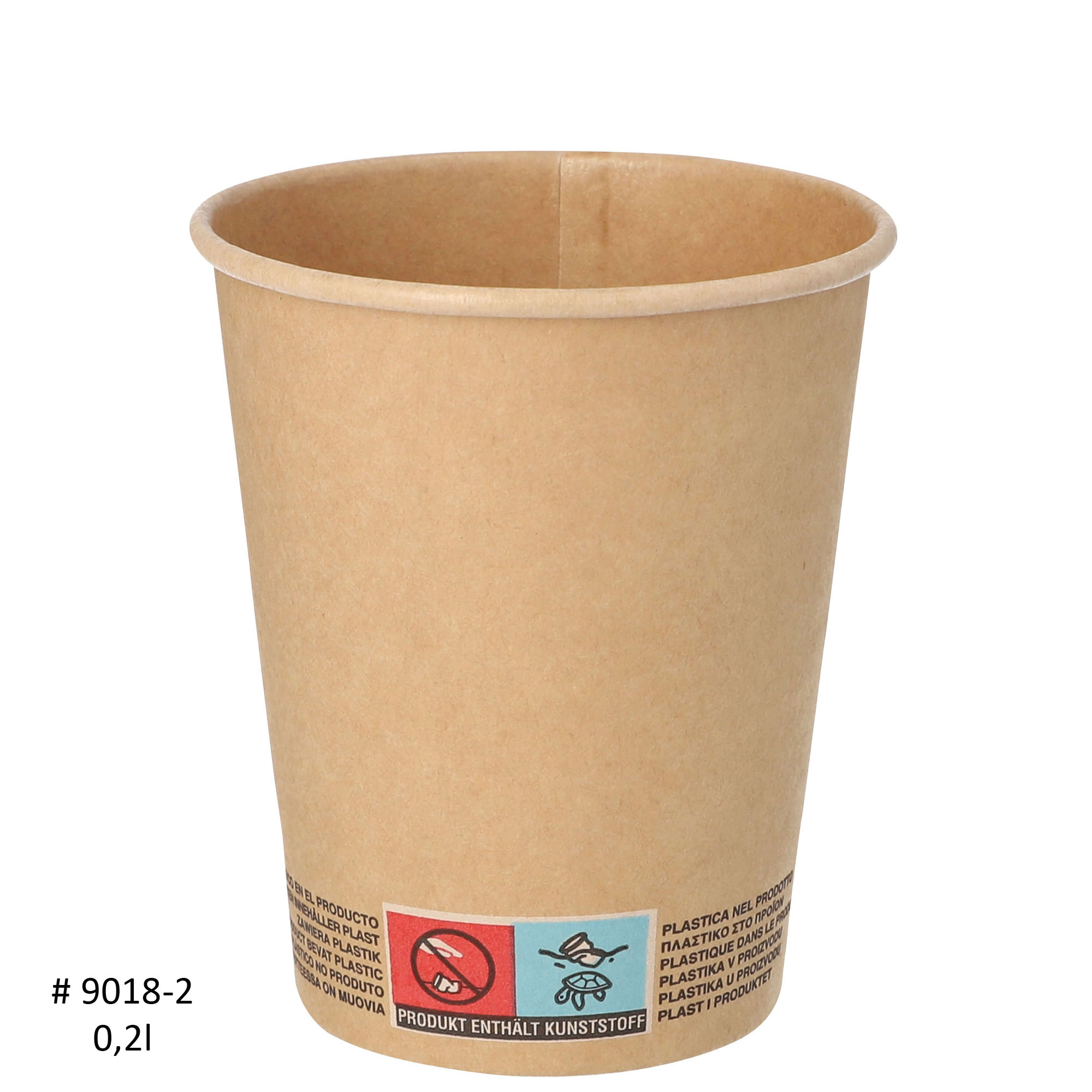 Lids for Espresso cups, plastic white - 6cm (50 pcs.)