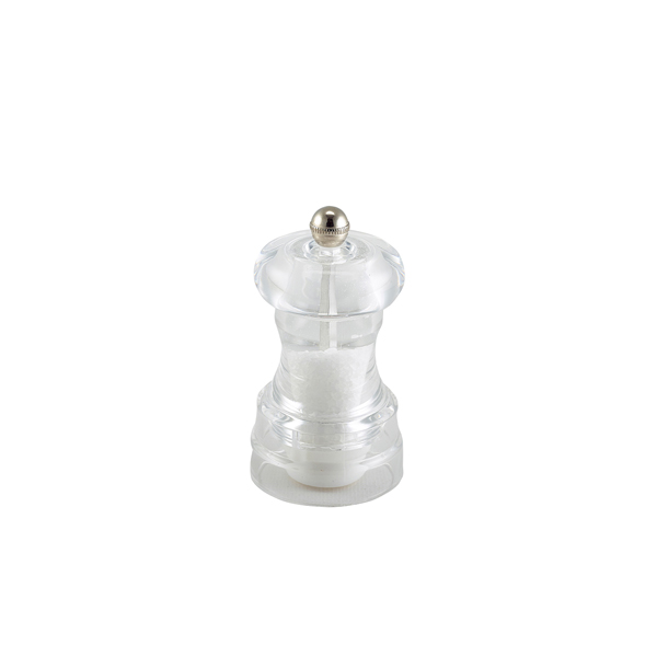 Salt/pepper mill, acrylic, transparent - 10cm Salt/pepper mill, acrylic, transparent - 10cm