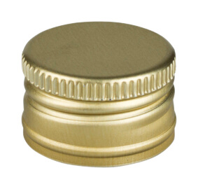 Lid 22mm, gold-colored, aluminum