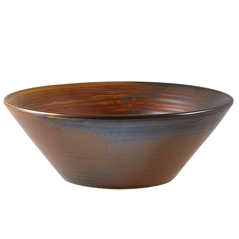 Conical bowl Terra Rustic Copper – 14 cm (6 pcs.)
