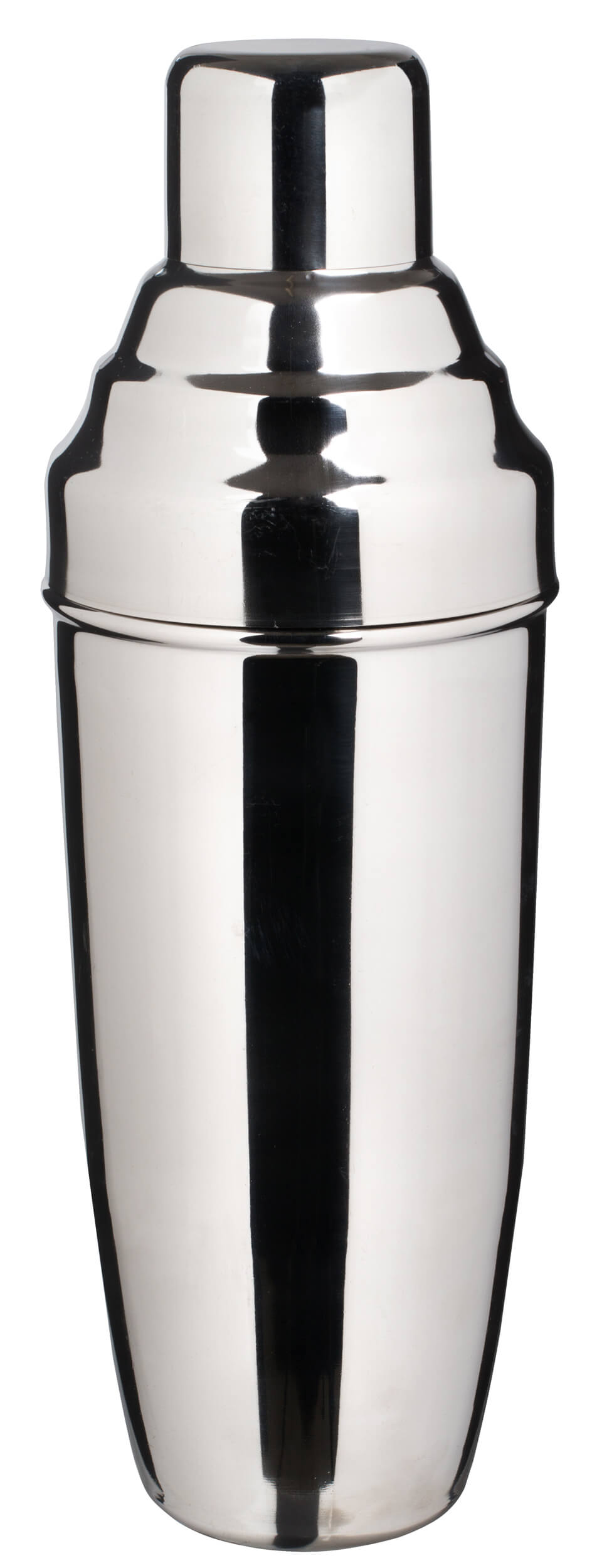 Cocktail shaker, stainless steel, tripartite, polished - 2000ml