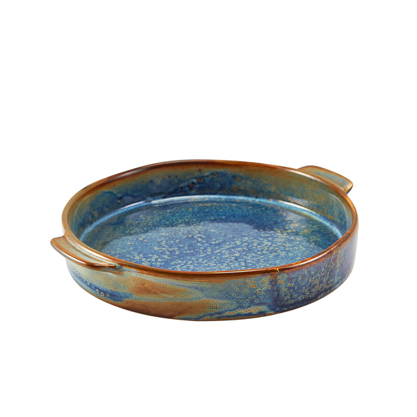 Round eared dish Terra Aqua Blue – 20,3 cm (6 pcs.)