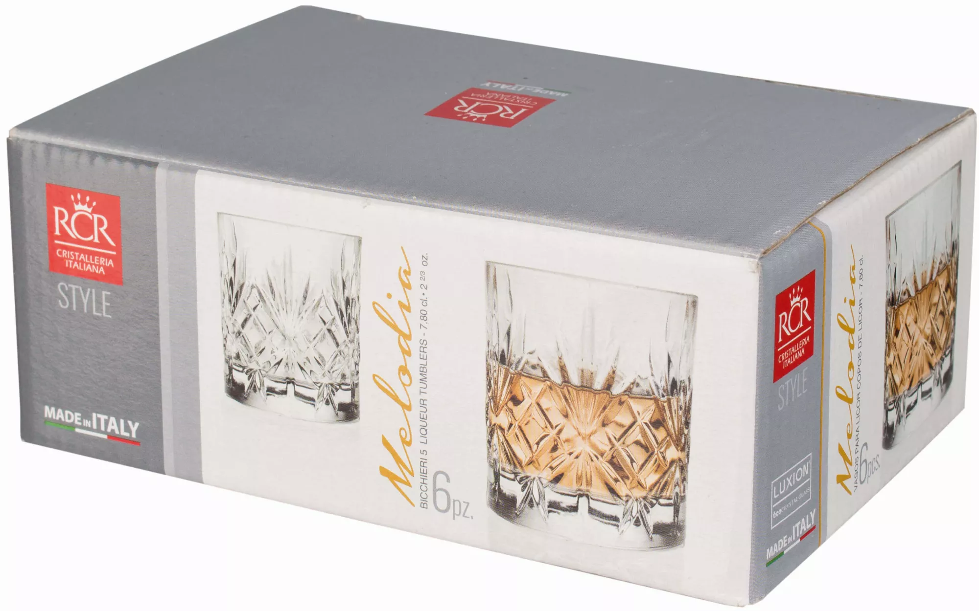 Shot glass Melodia, RCR - 78ml Shot glass Melodia, RCR - 78ml