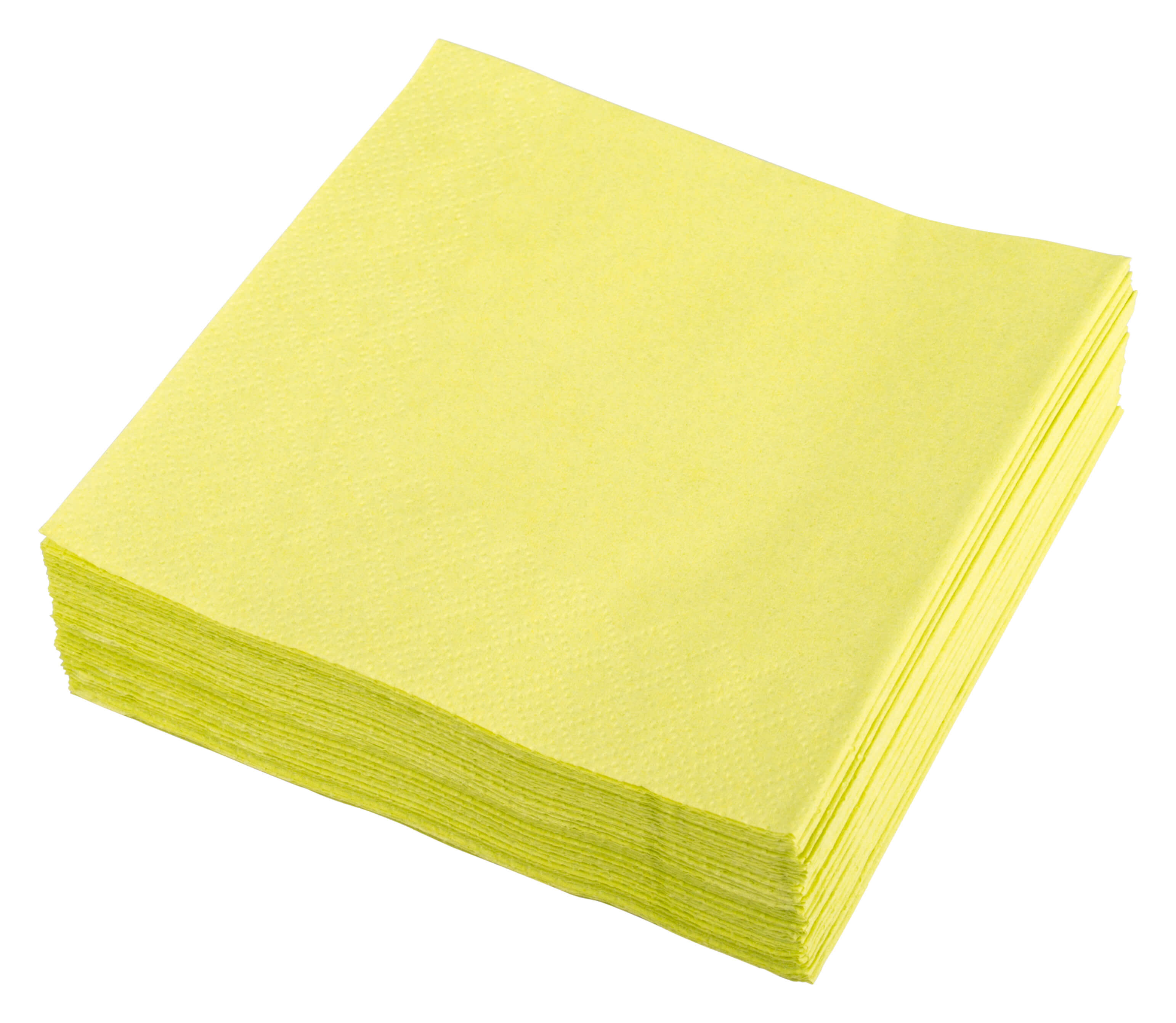 Cocktail napkins, 24x24cm, 1/4 fold, 2-layers - kiwi (300 pcs.)