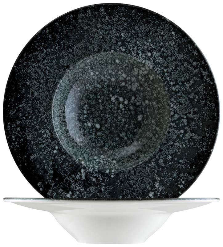 Bonna Cosmos Black Banquet pasta plate 28cm, 40cl black - 6 pcs. Bonna Cosmos Black Banquet pasta plate 28cm, 40cl black - 6 pcs.