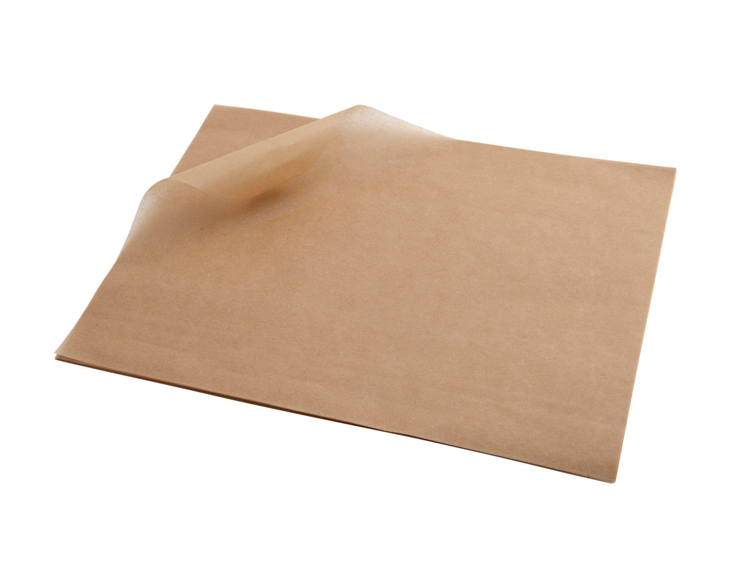 Grease-proof paper, brown - 25x20cm (1000 pcs.)