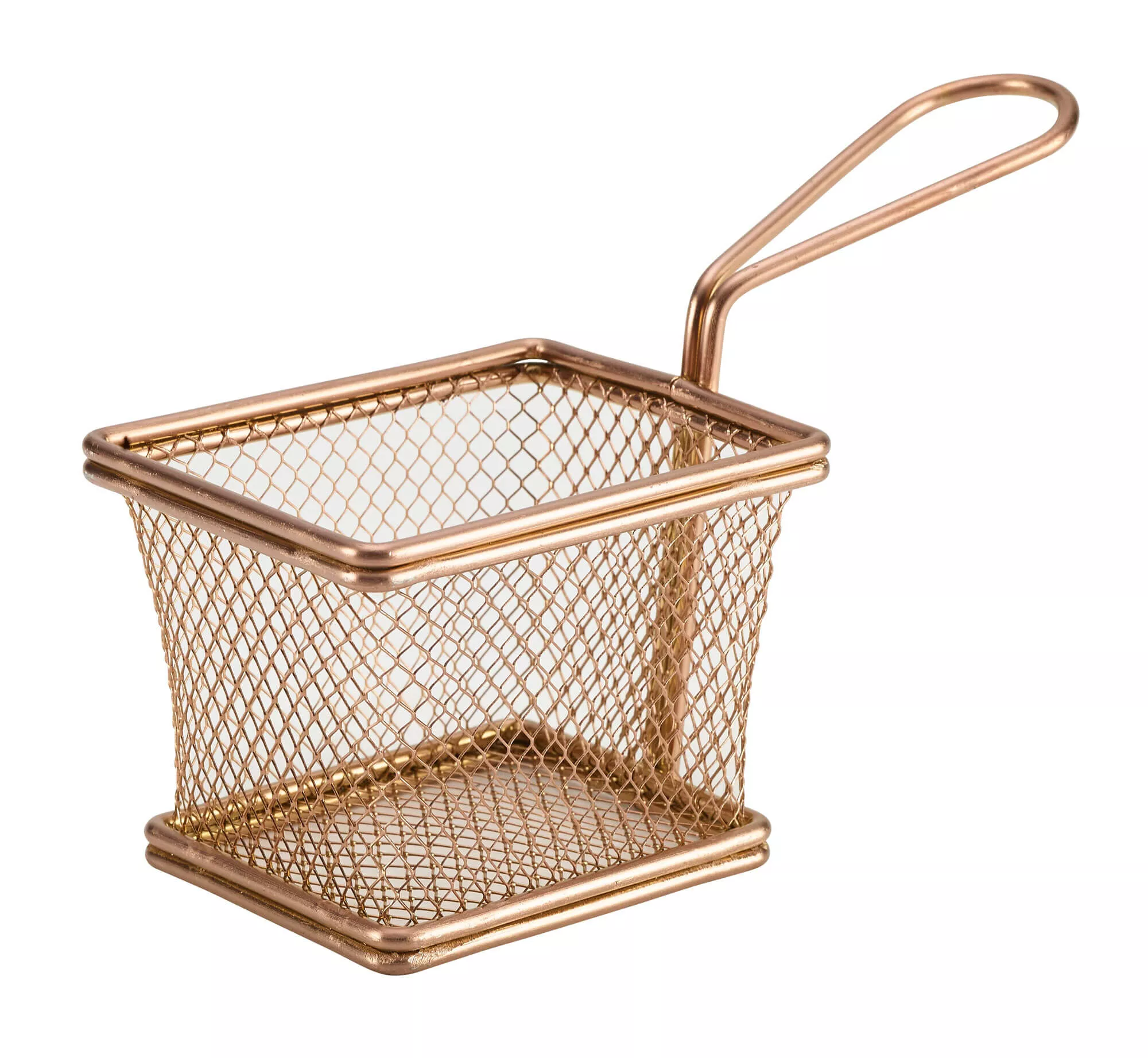 Fry basket stainless steel copper-colored - 10x8x7,5cm Fry basket stainless steel copper-colored - 10x8x7,5cm