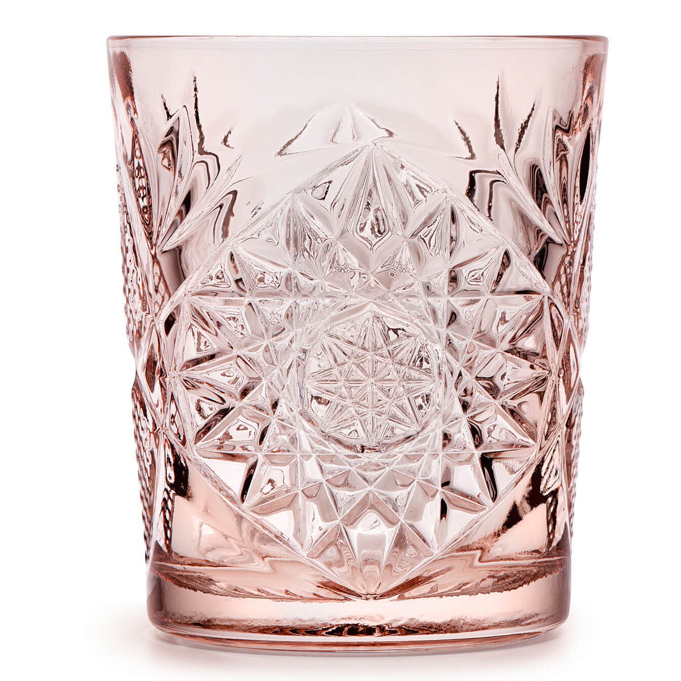 D.O.F. Tumbler Hobstar coral, Libbey - 355ml (1 pc.)