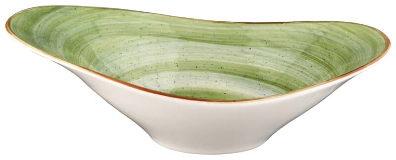 Bonna Aura Therapy Stream Bowl 27x19cm, 75cl green - 6 pcs. Bonna Aura Therapy Stream Bowl 27x19cm, 75cl green - 6 pcs.