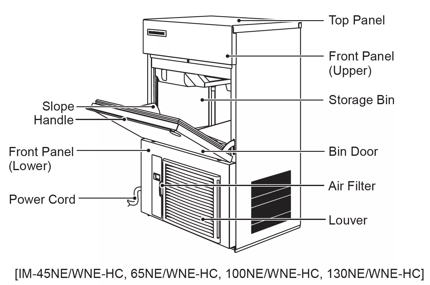 Hoshizaki IM-100NE-HC-32 (XL cube) Hoshizaki IM-100NE-HC-32 (XL cube)