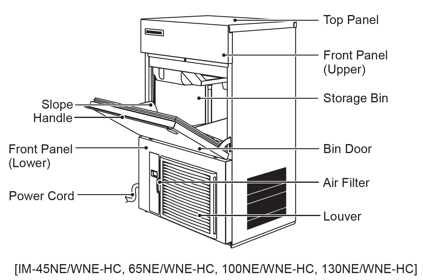 Hoshizaki IM-100NE-HC-32 (XL cube)